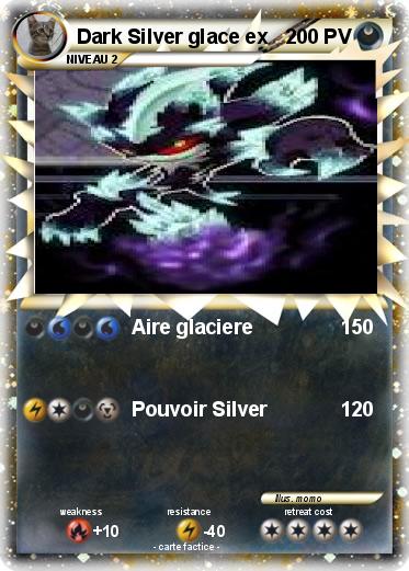 Pokemon Dark Silver glace ex
