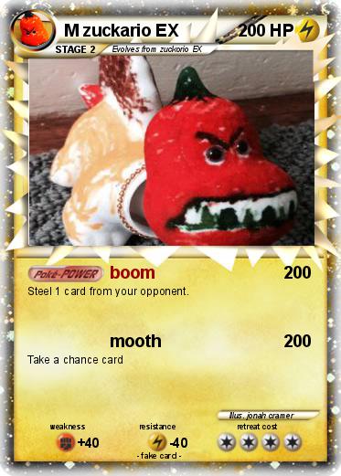 Pokemon M zuckario EX