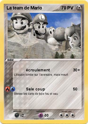 Pokemon La team de Mario