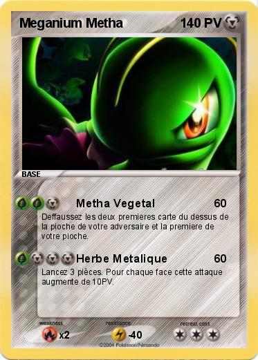 Pokemon Meganium Metha 
