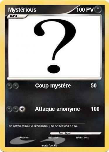 Pokemon Mystérious