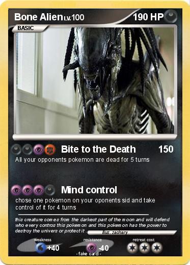 Pokemon Bone Alien