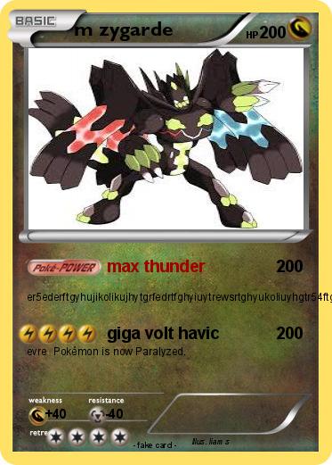 Pokemon m zygarde