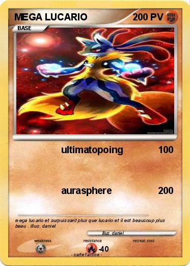 Pokemon MEGA LUCARIO