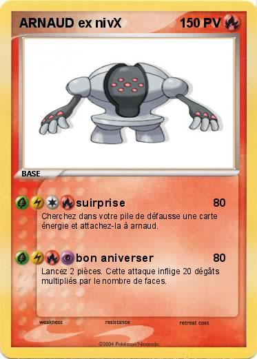 Pokemon ARNAUD ex nivX