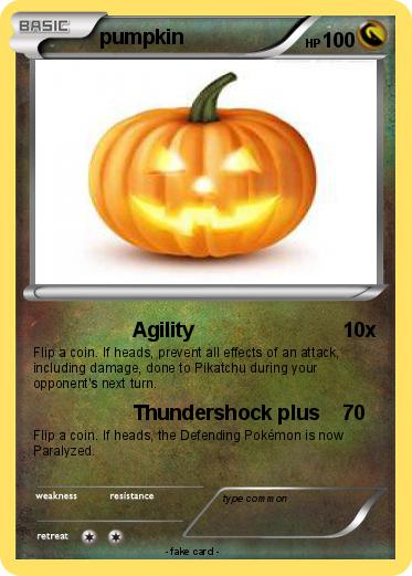 Pokemon pumpkin