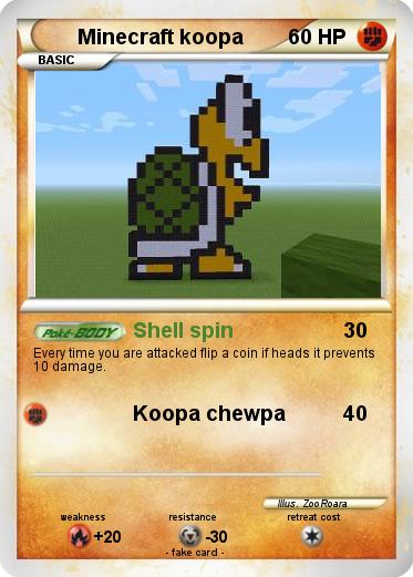 Pokemon Minecraft koopa