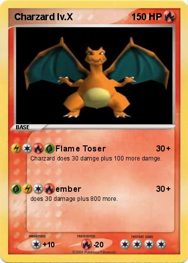 Pokemon Charzard lv.X