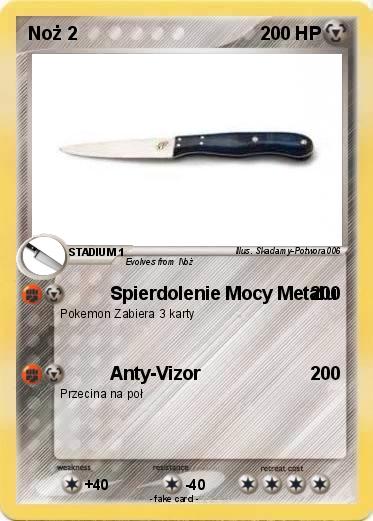 Pokemon Noż 2