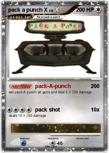 Pokemon pack a punch X