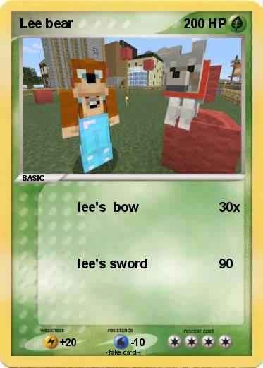 Pokemon Lee bear