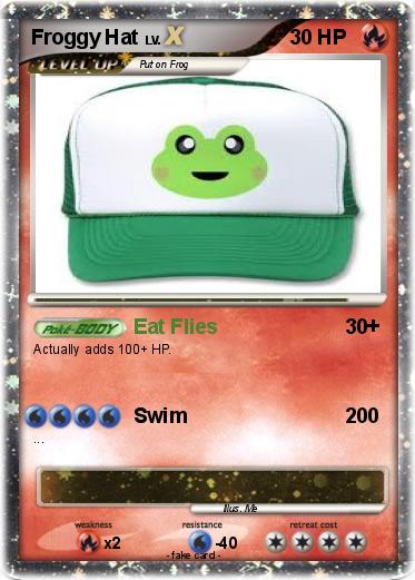 Pokemon Froggy Hat