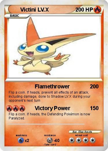 Pokemon Victini LV.X