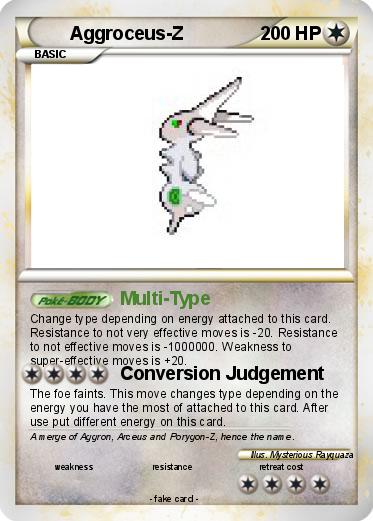 Pokemon Aggroceus-Z