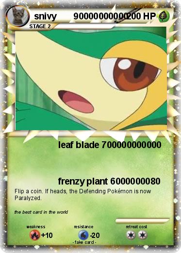 Pokemon snivy       90000000000