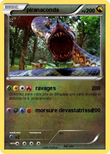 Pokemon piranaconda