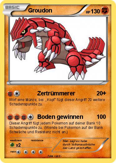 Pokemon Groudon