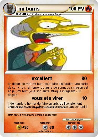 Pokemon mr burns