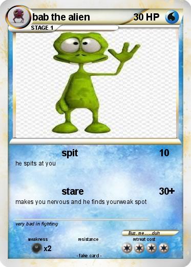 Pokemon bab the alien