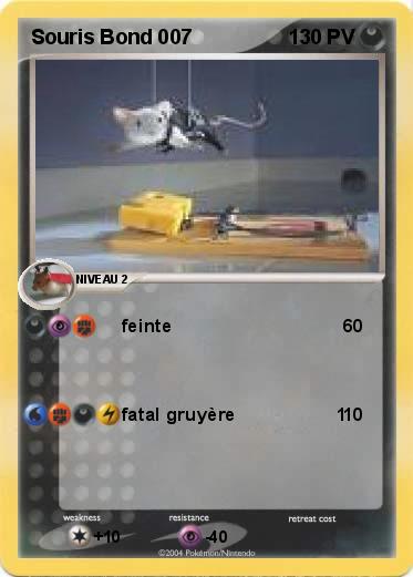 Pokemon Souris Bond 007