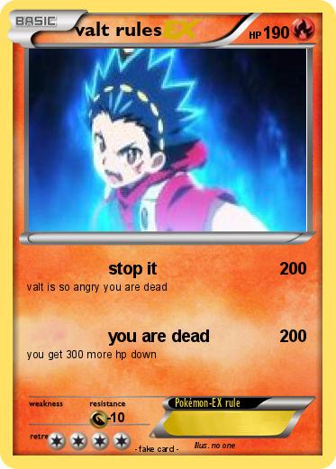 Pokemon valt rules