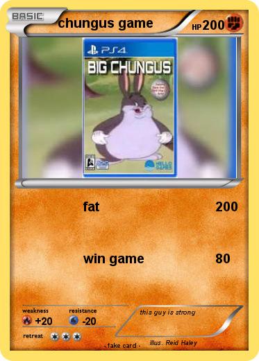Pokemon chungus game
