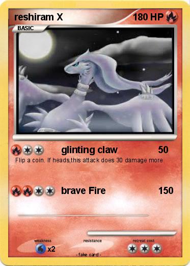 Pokemon reshiram X