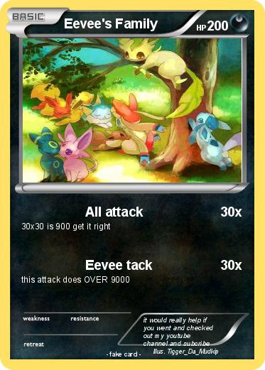 Pokemon Eevee's Family