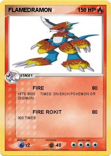 Pokemon FLAMEDRAMON