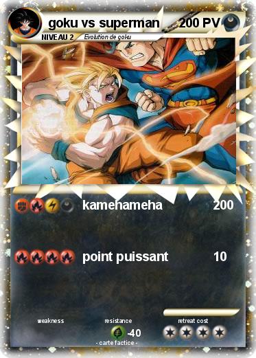 Pokemon goku vs superman