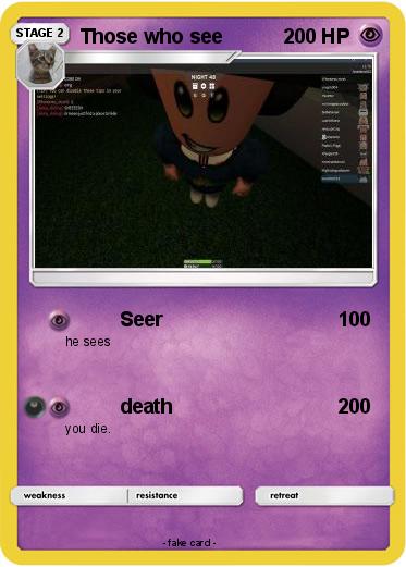 Pokemon Those who see