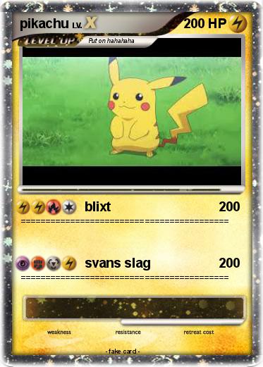 Pokemon pikachu