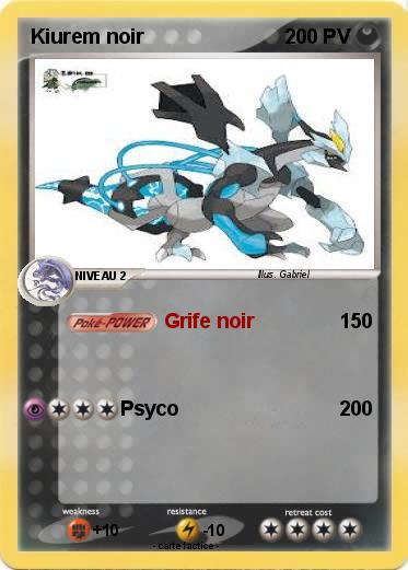 Pokemon Kiurem noir