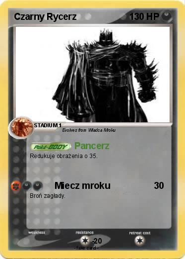 Pokemon Czarny Rycerz