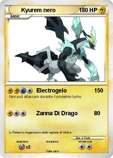 Pokemon Kyurem nero