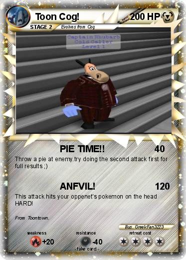 Pokemon Toon Cog!