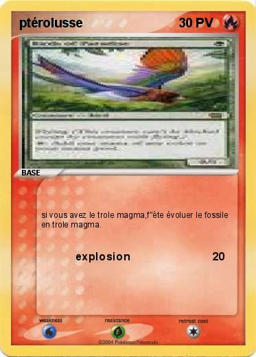 Pokemon ptérolusse   