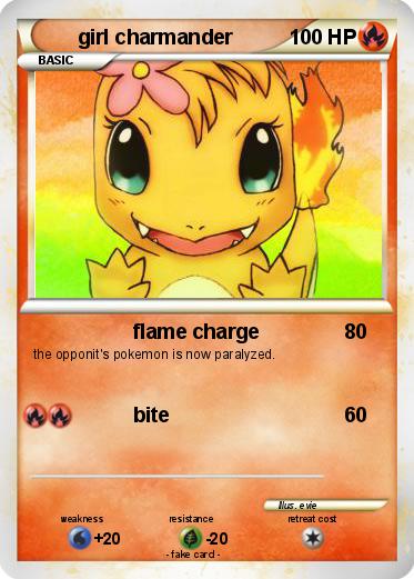 Pokemon girl charmander