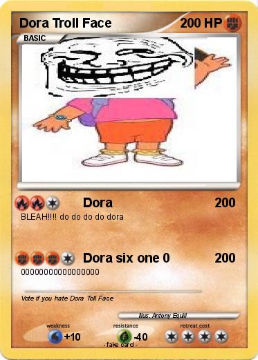 Pokemon Dora Troll Face