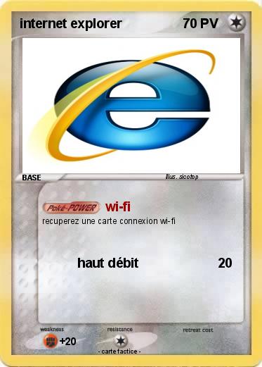 Pokemon internet explorer