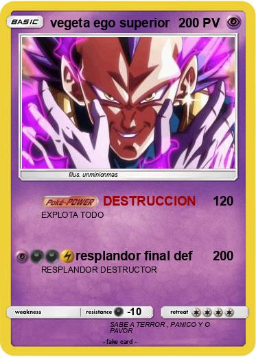 Pokemon vegeta ego superior