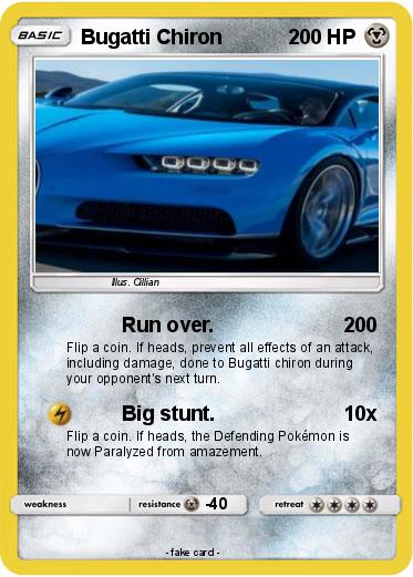 Pokemon Bugatti Chiron