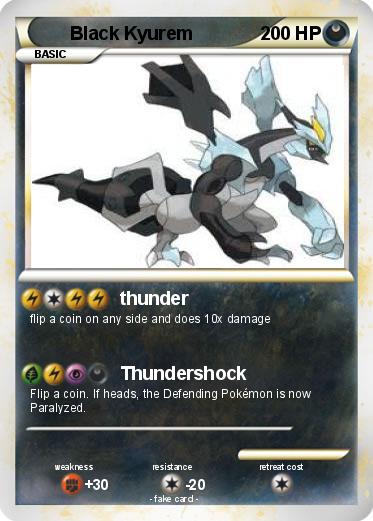 Pokemon Black Kyurem