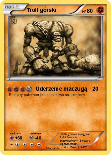Pokemon Troll górski