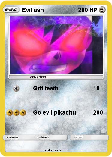 Pokemon Evil ash
