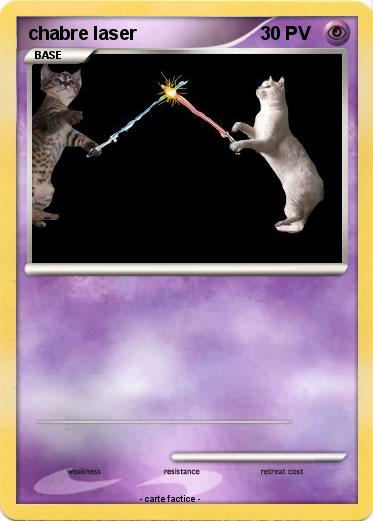 Pokemon chabre laser