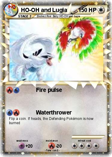 Pokemon HO-OH and Lugia
