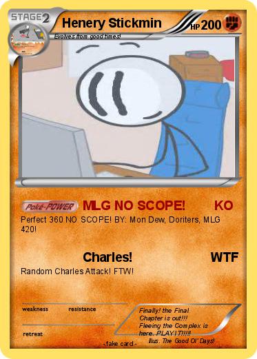 Pokemon Henery Stickmin