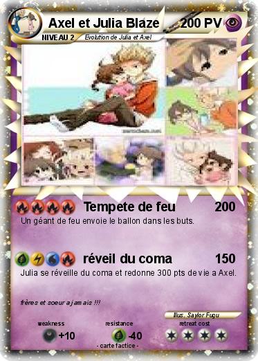 Pokemon Axel et Julia Blaze