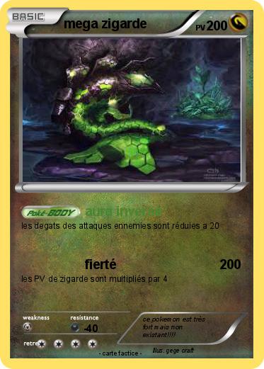 Pokemon mega zigarde